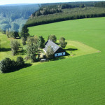 Penzion Chalupa Herálec - Ubytování Vysočina - letecké foto