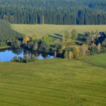 Penzion Chalupa Herálec - Ubytování Vysočina - letecké foto